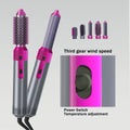 5-in-1 Hot Air Brush Styler – Multi-Attachment Hair Dryer & Curler